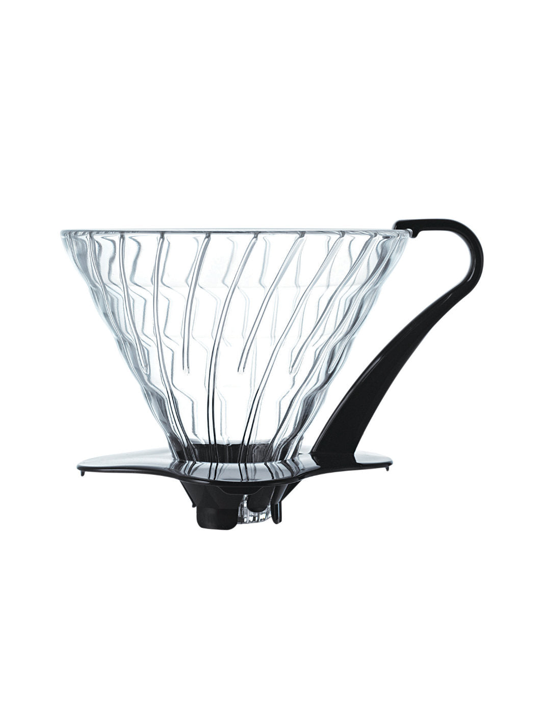 HARIO V60-03 Glass Dripper (Black) / Pourover Brewers | Eight