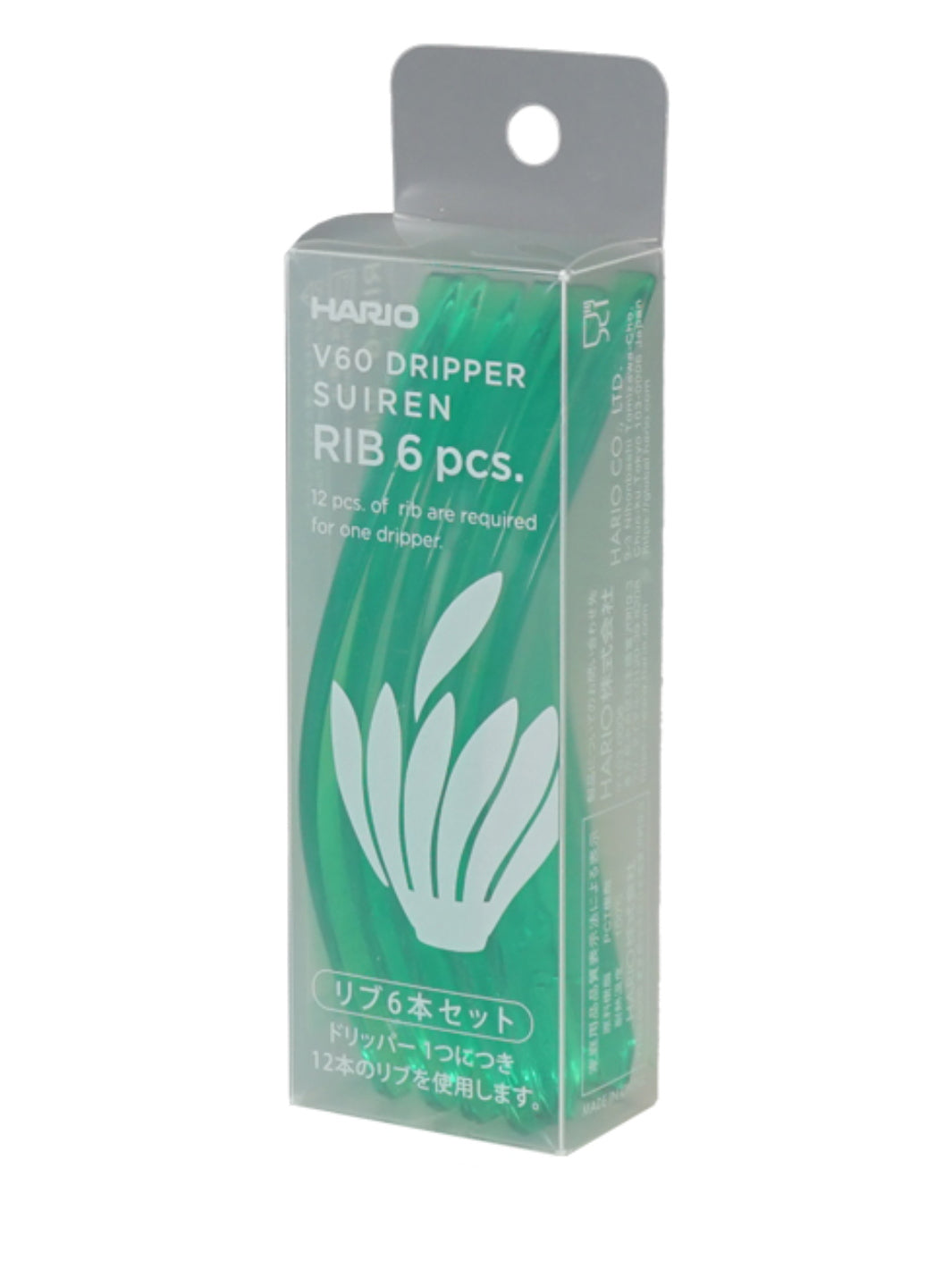 HARIO V60-02 Suiren Dripper Replacement Ribs (6-Pack)