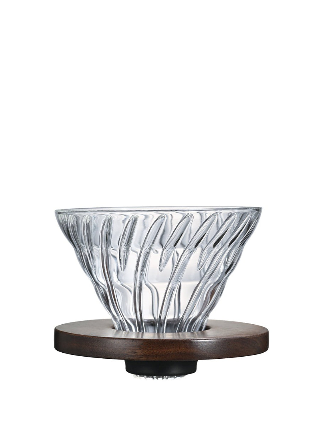 HARIO V60-02 Glass Dripper (Walnut) / Pourover Brewers | Eight