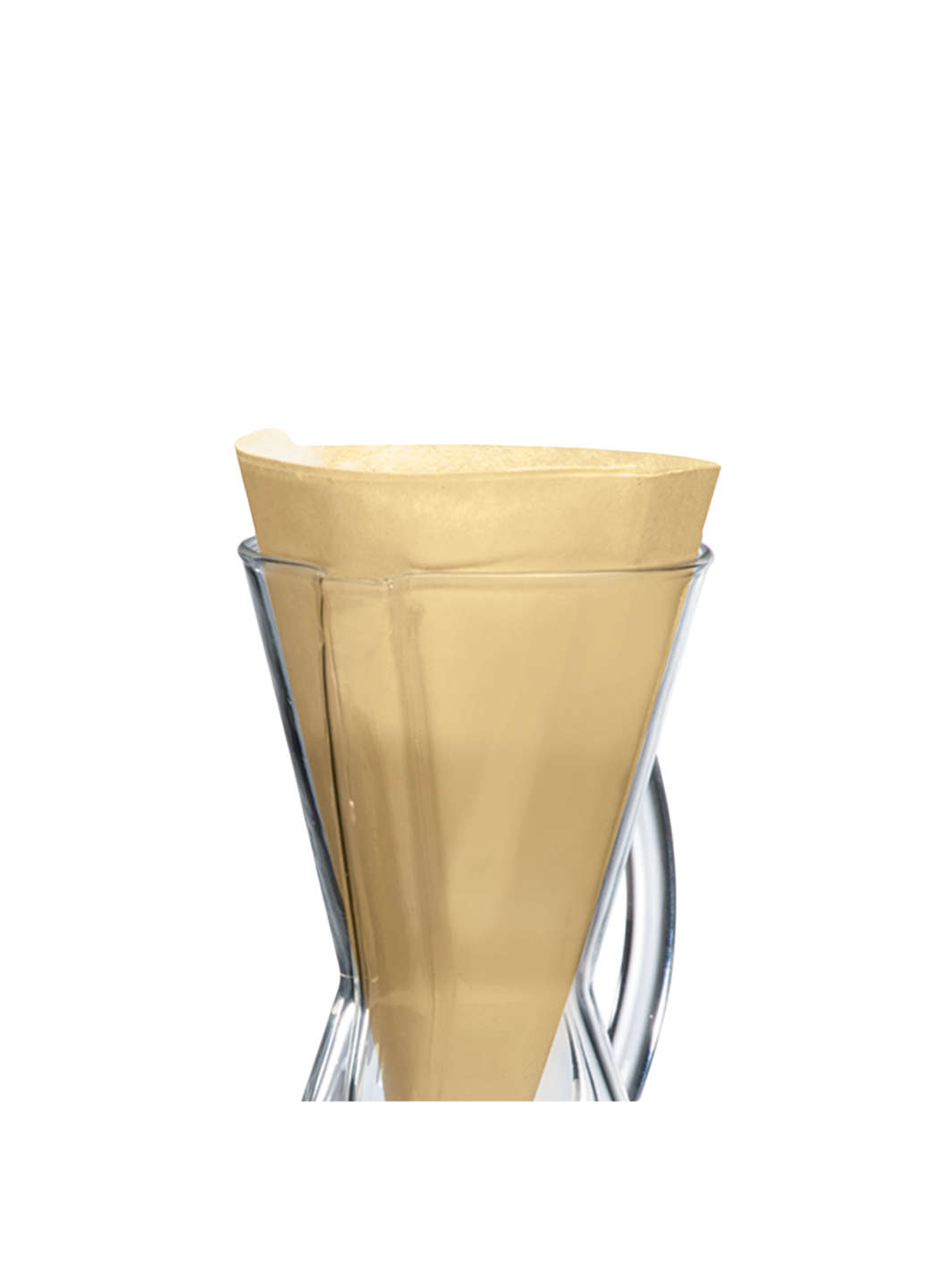 CHEMEX® Natural Half Moon Filters (100Pack) Eight Ounce Coffee