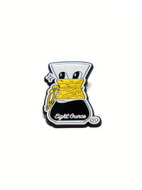Photo of EIGHT OUNCE Brew Crew Pin ( Chemex ) [ Eight Ounce Coffee ] [ Apparel, Pins and Posters ]