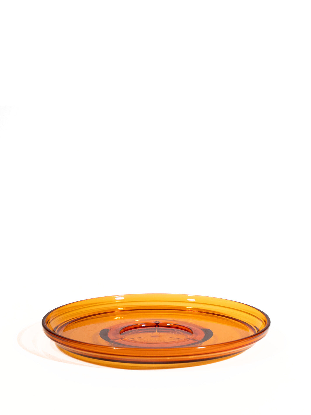 Photo of HUSKEE Renew Classic Saucer (177-473ml/6-16oz) ( Amber Single Saucer ) [ Huskee ] [ Saucers ]