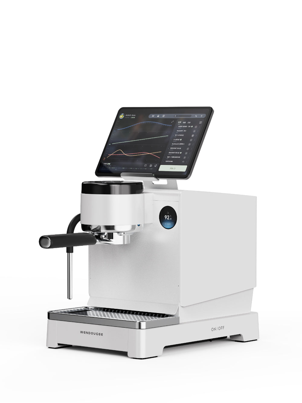Photo of WENDOUGEE Lita Espresso Machine (120V) (w/ Hot Water Output) ( White ) [ Wendougee ] [ Espresso Machines ]