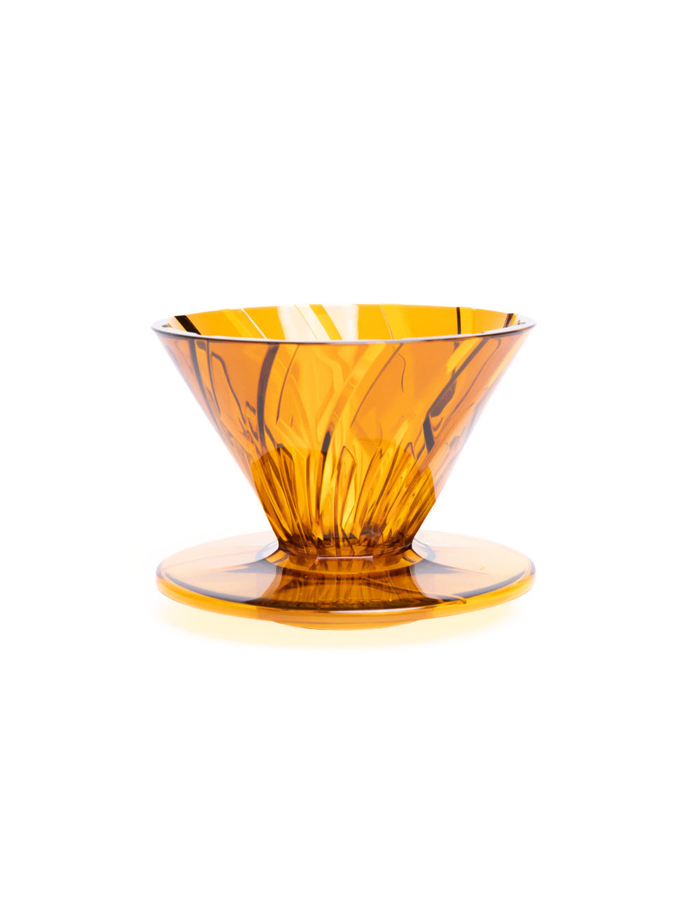 Photo of HARIO V60-01 Alpha Series Dripper (Tritan) ( Amber ) [ HARIO ] [ Pourover Brewers ]