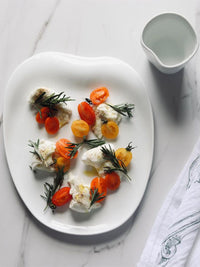 Photo of COOKPLAY Jelly Dinner Plate (29x23cm/11.4x9in) (Glazed White) ( ) [ Cookplay ] [ Plates ]
