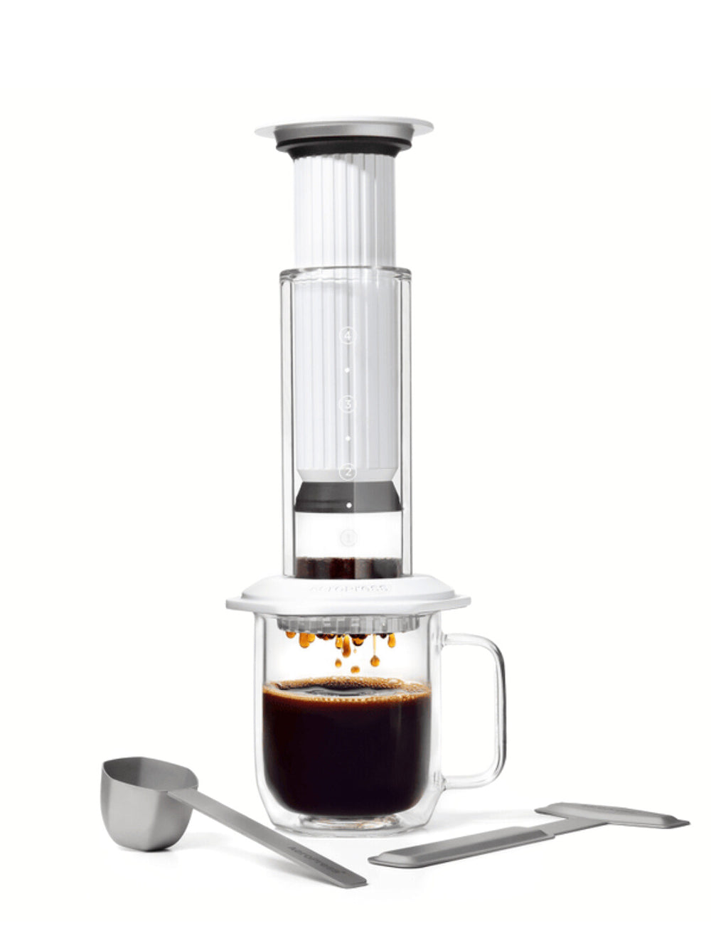Photo of AeroPress Premium Coffee Maker ( White ) [ AeroPress ] [ Press Brewers ]