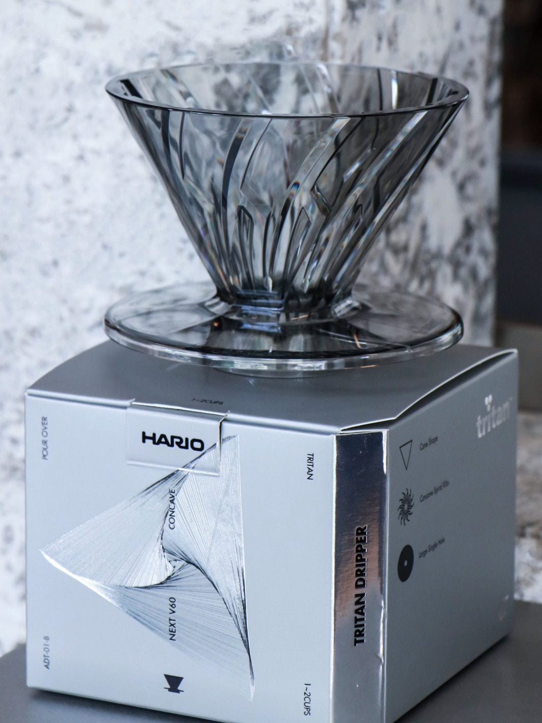 HARIO V60-01 Alpha Series Dripper (Tritan) / Pourover Brewers
