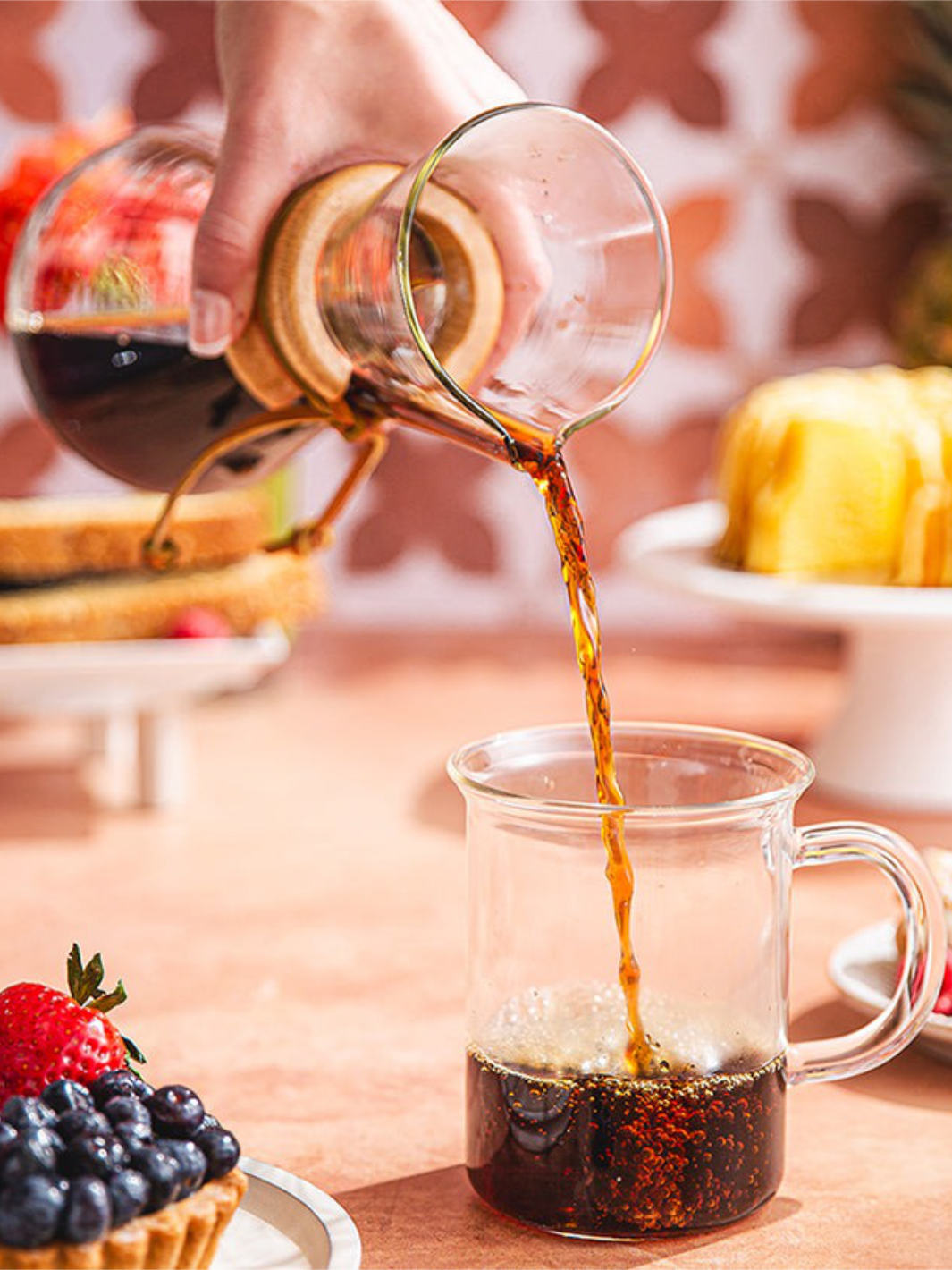 CHEMEX® Three Cup Handblown