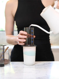 Photo of CoffeeSock Cloth Disk Filter for AeroPress® ( ) [ CoffeeSock ] [ Cloth Filters ]