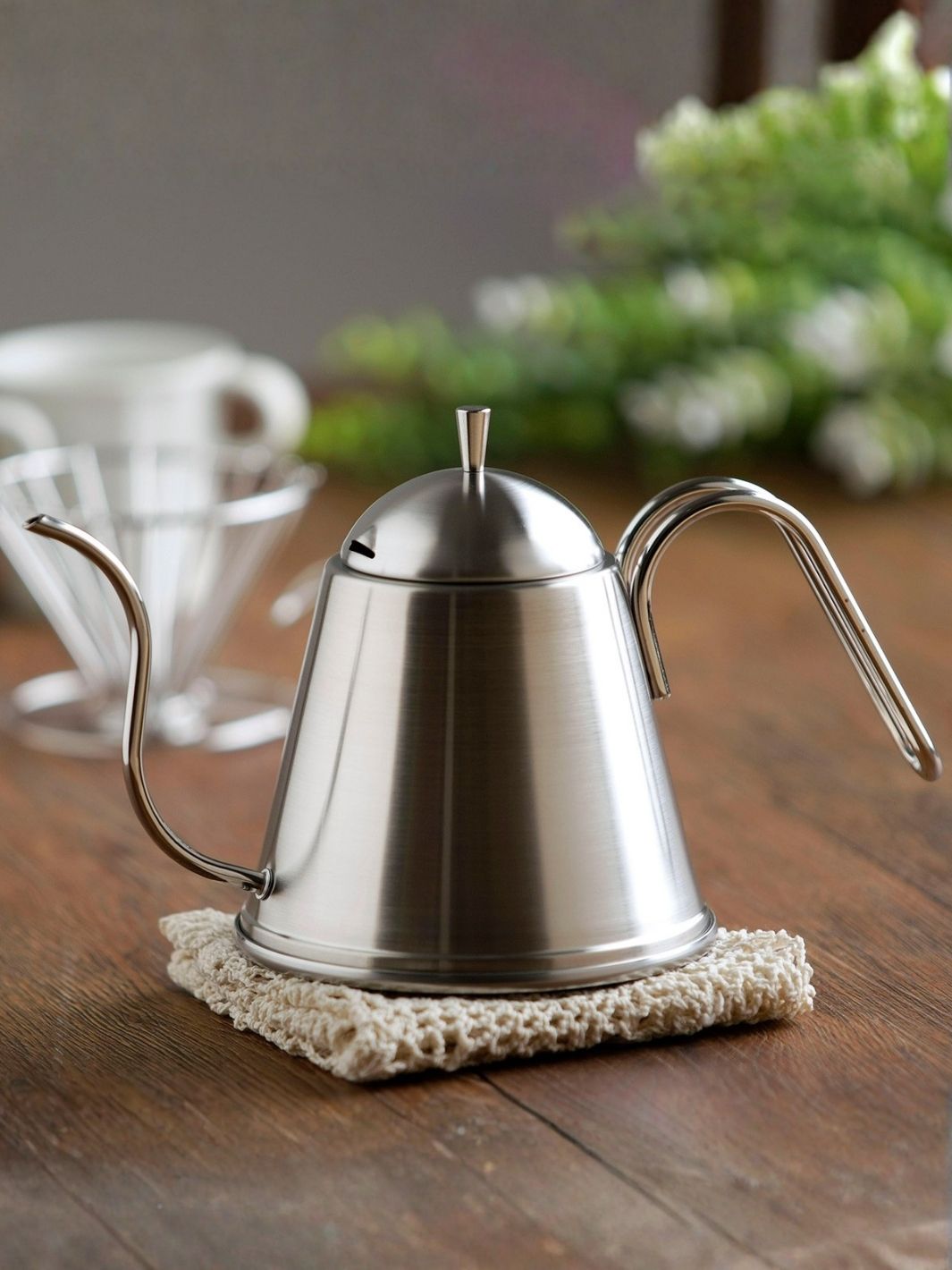 KOGU 2-Piece Coffee Set (Itteki SS Kettle + Pourover Dripper)
