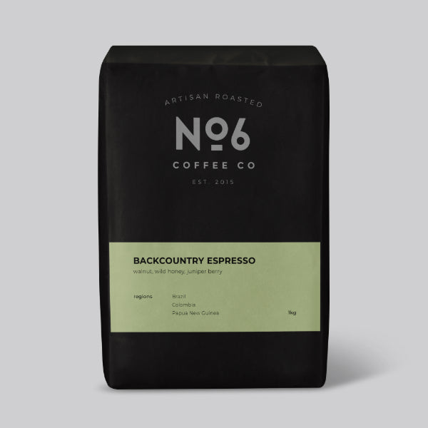 Photo of No6 - Backcountry Espresso Blend (1kg) ( Default Title ) [ No6 Coffee Co. ] [ Coffee ]