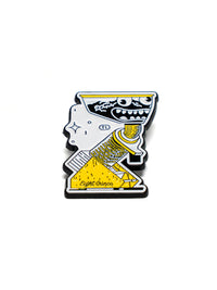 Photo of EIGHT OUNCE Brew Crew Pin ( Ceado E37Z Grinder ) [ Eight Ounce Coffee ] [ Apparel, Pins and Posters ]