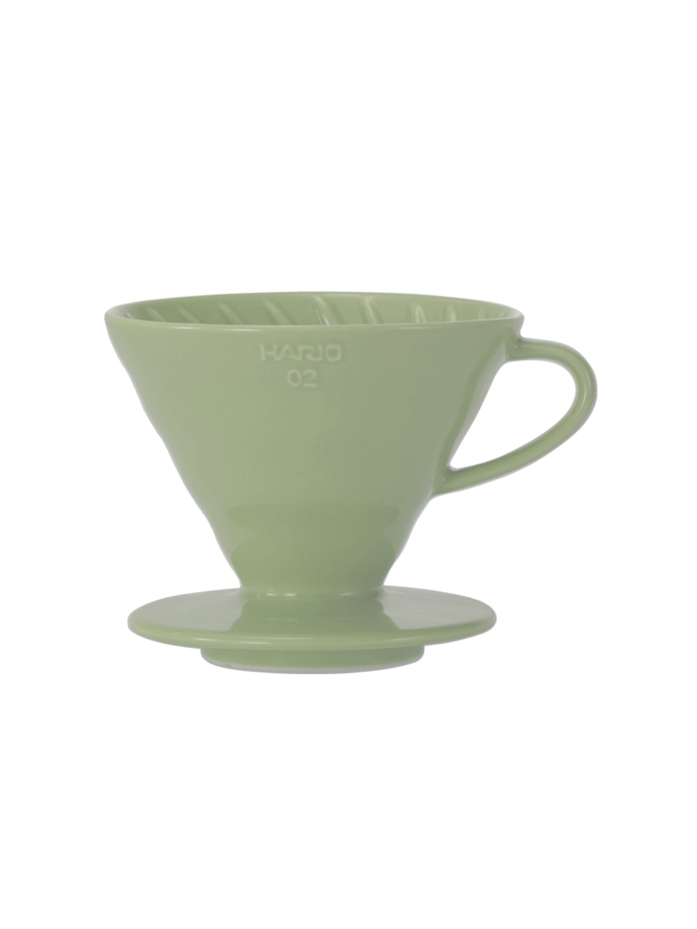Photo of HARIO V60-02 Dripper (Ceramic) ( Smoky Green ) [ HARIO ] [ Pourover Brewers ]