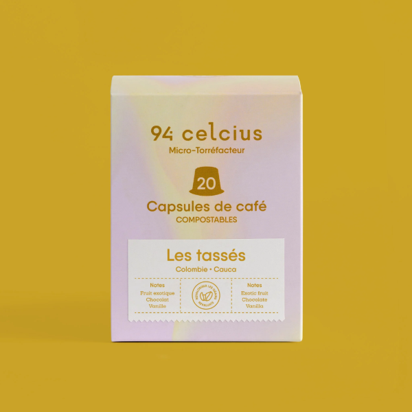 Photo of 94 Celcius - Les tassés (20 Capsules) ( Default Title ) [ 94 Celcius ] [ Coffee ]
