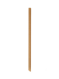 Photo of LITTLE GREEN PANDA Paper-Wrapped Home Compostable Straw (⌀8x210mm/⌀0.3x8.3in) (Angled Cut) (180-Pack) ( ) [ Little Green Panda ] [ Single Use Straws ]