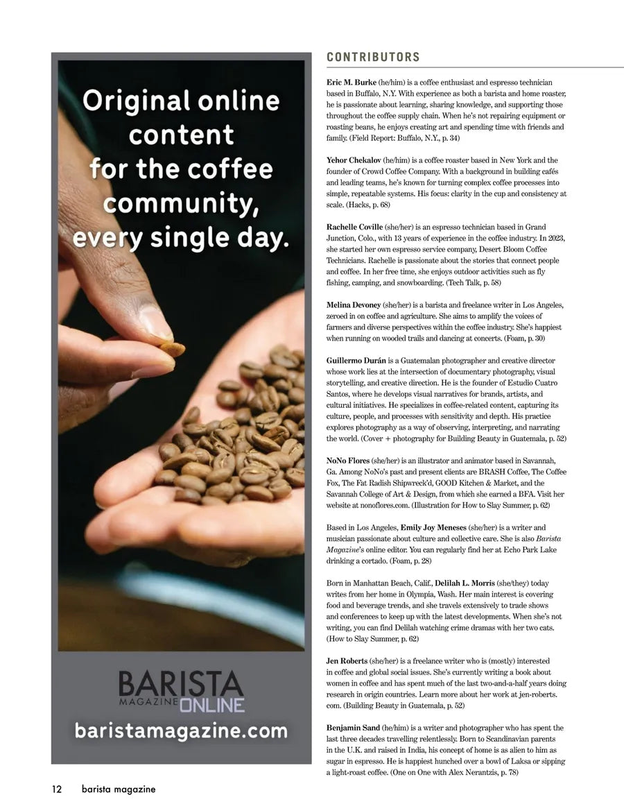 Barista Magazine LIMIT ONE