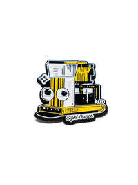 Photo of EIGHT OUNCE Brew Crew Pin ( Technivorm Moccamaster KBGV ) [ Eight Ounce Coffee ] [ Apparel, Pins and Posters ]