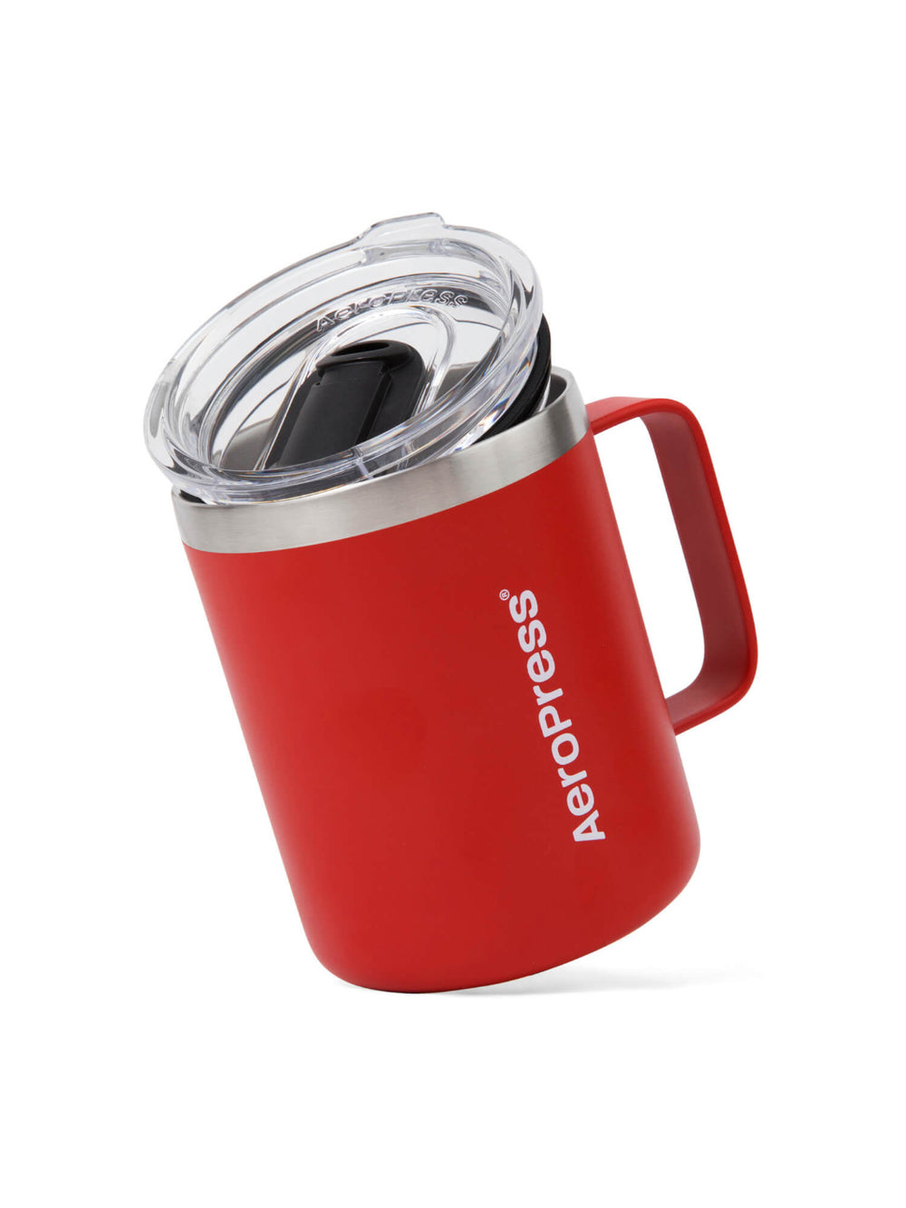 Photo of AeroPress Travel Coffee Mug (355ml/12oz) ( Red ) [ AeroPress ] [ Reusable Cups ]