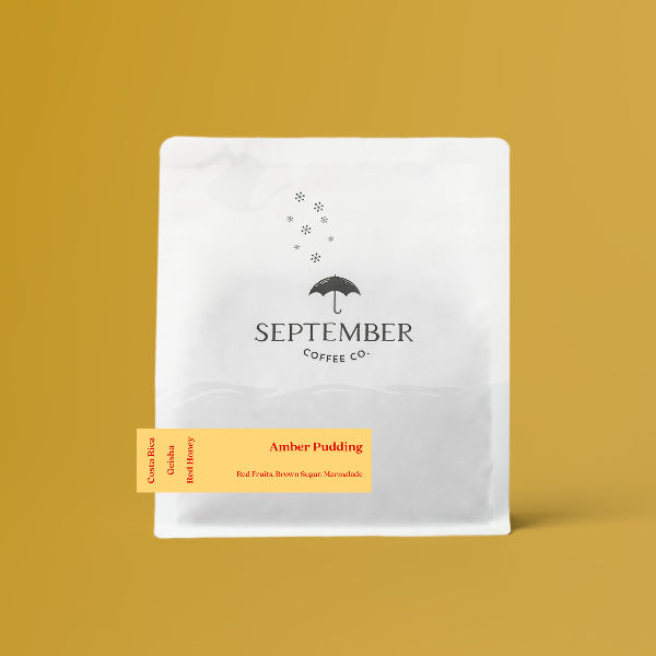 September - Amber Pudding – Eight Ounce Coffee
