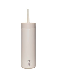 Photo of MiiR Sipper Straw Bottle (473ml/16oz) ( Sandstone White ) [ MiiR ] [ Hydration Bottles ]