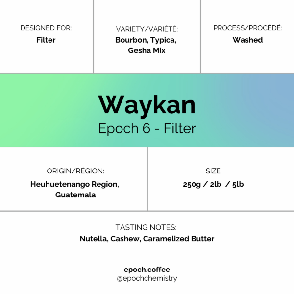 Photo of Epoch Chemistry - Epoch 6: Waykan ( Default Title ) [ Epoch Chemistry ] [ Coffee ]