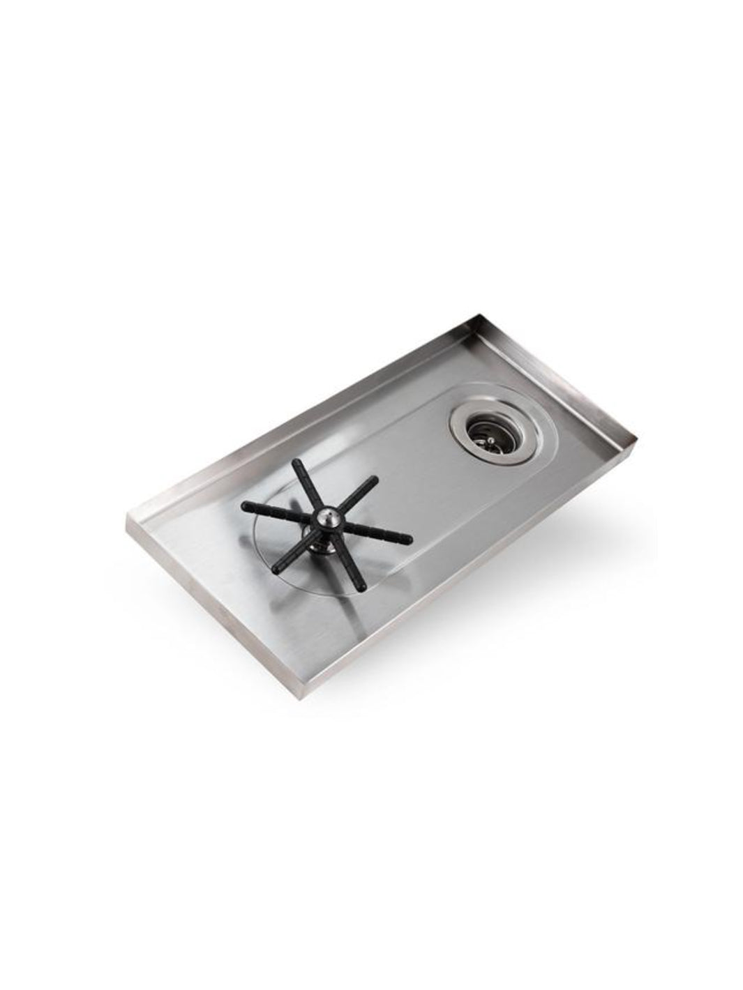 ESPRESSO PARTS Rinser w/ Side Drain/Rack (381x178mm/15x7in) (Damaged Box)
