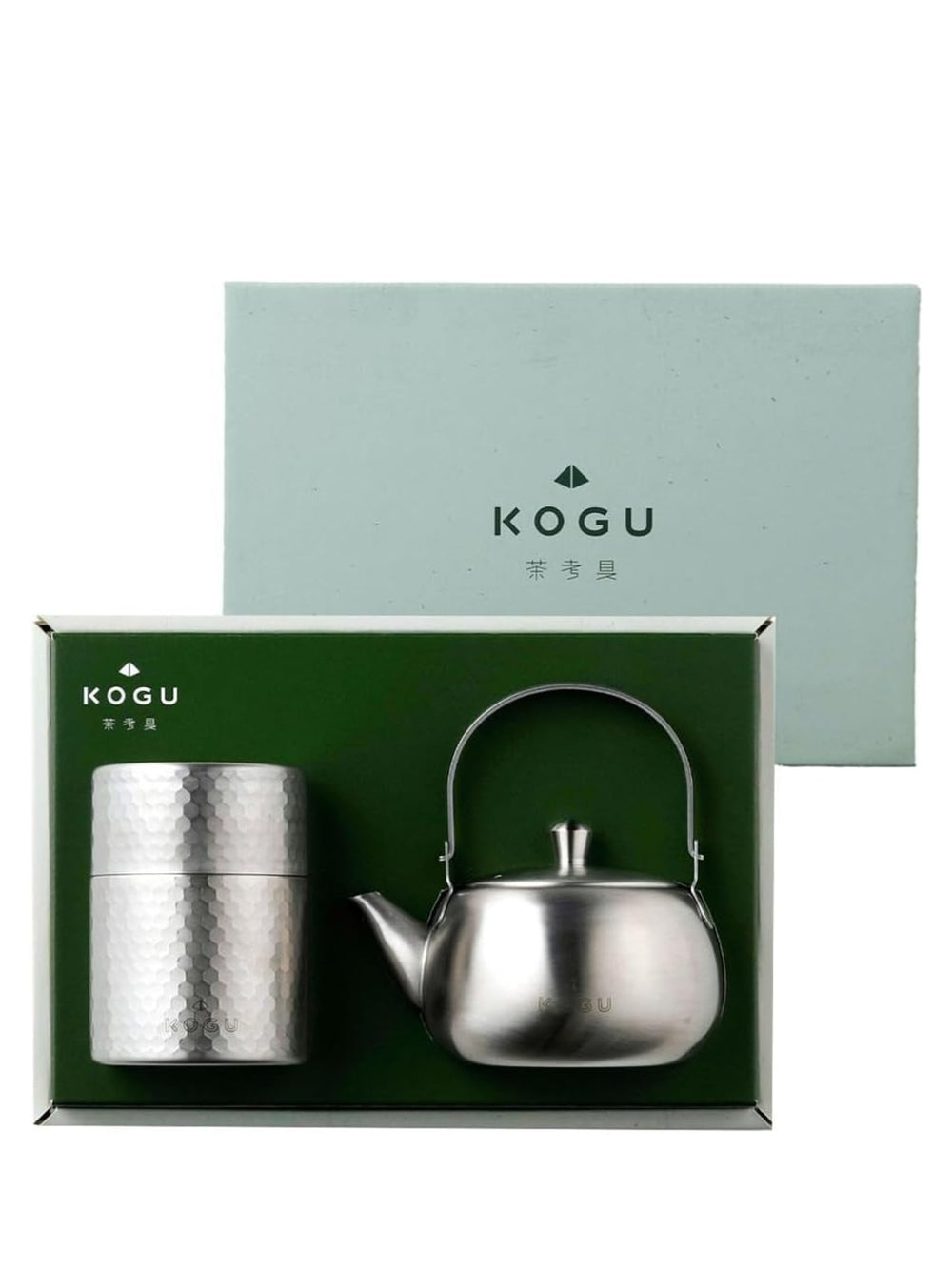 Photo of KOGU 2-Piece Tea Set (Kyusu Teapot + Tea Canister) ( Default Title ) [ KOGU ] [ Tea Equipment ]