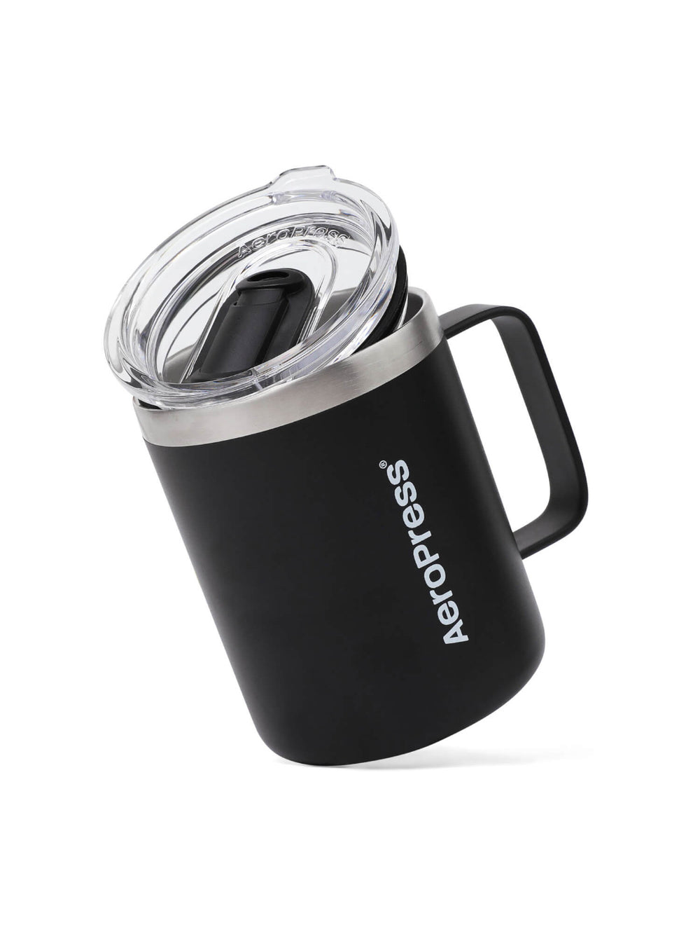 Photo of AeroPress Travel Coffee Mug (355ml/12oz) ( Black ) [ AeroPress ] [ Reusable Cups ]