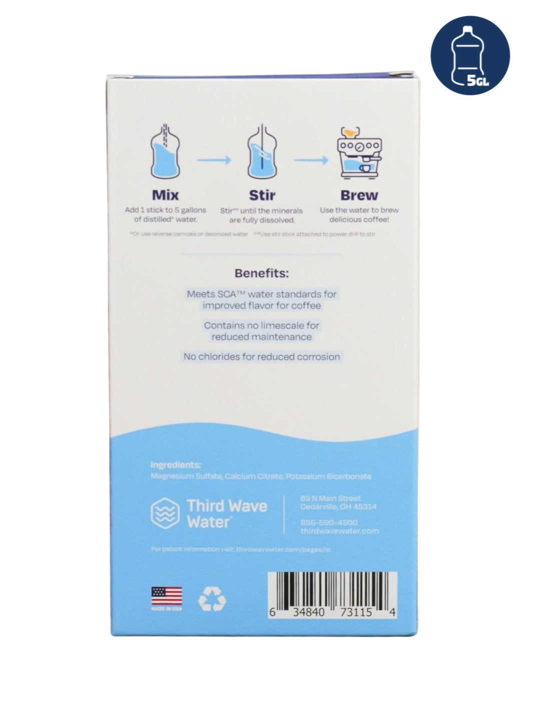 THIRD WAVE WATER Espresso Machine Profile Sachets