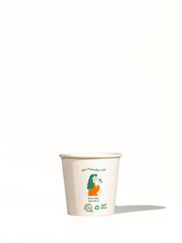 Photo of LITTLE GREEN PANDA Home Compostable Paper Cup (1000-Pack) (White) ( 4oz 118ml ) [ Little Green Panda ] [ Single Use Cups ]