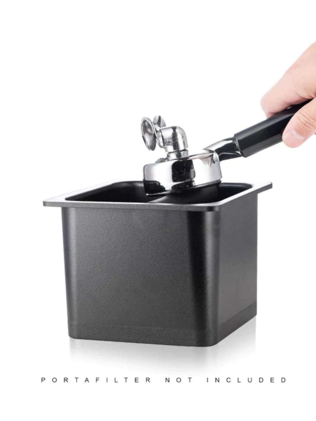 BARISTA BASICS Closed Bottom Knock Box (152x152x127mm/6x6x5in) (Lightly Used)