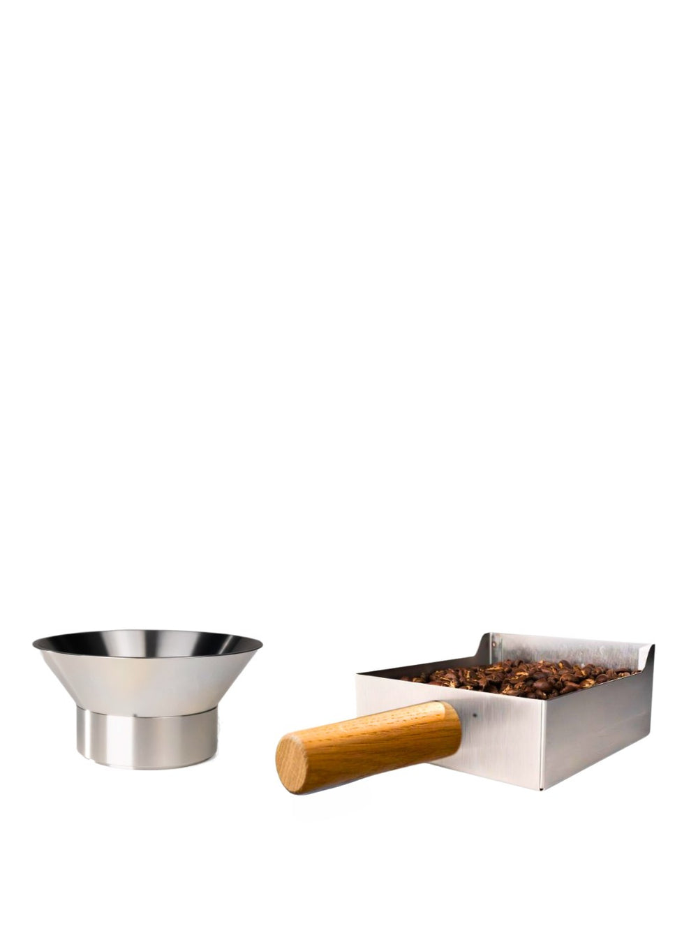 Photo of ROEST Replacement Large Hopper and Cooling Tray Set (200g/7.05oz) ( Wood ) [ ROEST ] [ Parts ]