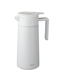 Photo of HARIO Double-Walled Thermal Pot (w/ Ceramic Coating) (800ml/27oz) ( White ) [ HARIO ] [ Decanters ]