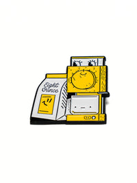 Photo of EIGHT OUNCE Brew Crew Pin ( Fellow Ode Grinder ) [ Eight Ounce Coffee ] [ Apparel, Pins and Posters ]