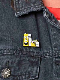 Photo of EIGHT OUNCE Brew Crew Pin ( ) [ Eight Ounce Coffee ] [ Apparel, Pins and Posters ]