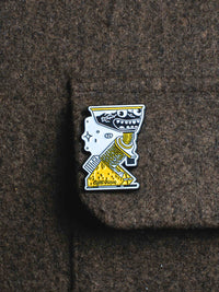 Photo of EIGHT OUNCE Brew Crew Pin ( ) [ Eight Ounce Coffee ] [ Apparel, Pins and Posters ]