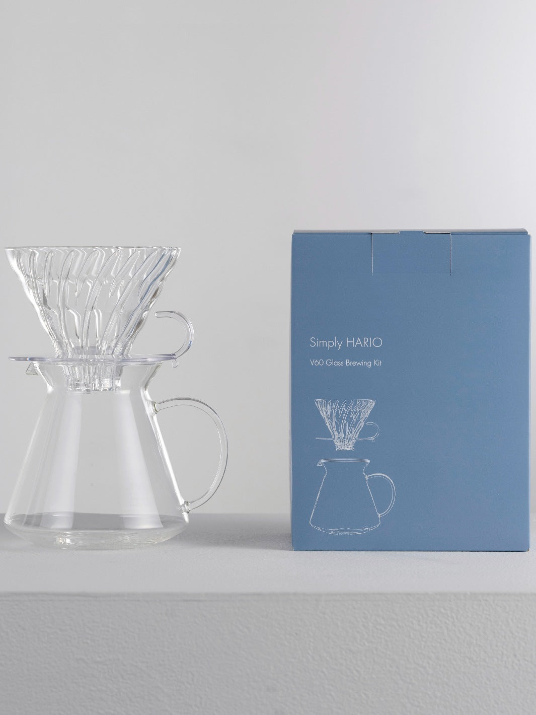 HARIO SIMPLY V60 Glass Brewing Set