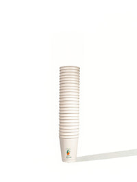 Photo of LITTLE GREEN PANDA Home Compostable Double Wall Paper Cup (500-Pack) (White) ( ) [ Little Green Panda ] [ Single Use Cups ]