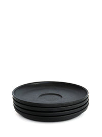 Photo of HUSKEE Original Espresso Saucer (88ml/3oz) ( Charcoal 4-Pack ) [ Huskee ] [ Saucers ]