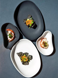 Photo of COOKPLAY Yayoi Appetizer Dish (10x6cm/4x2.4in) (Matte White) ( ) [ Cookplay ] [ Plates ]