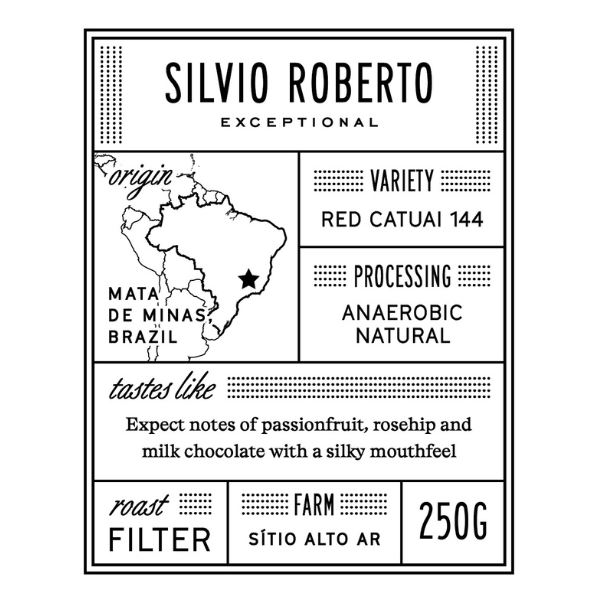 Photo of Manhattan - Silvio Roberto: Anaerobic Natural, Brazil (250g) ( ) [ Manhattan Coffee Roasters ] [ Coffee ]