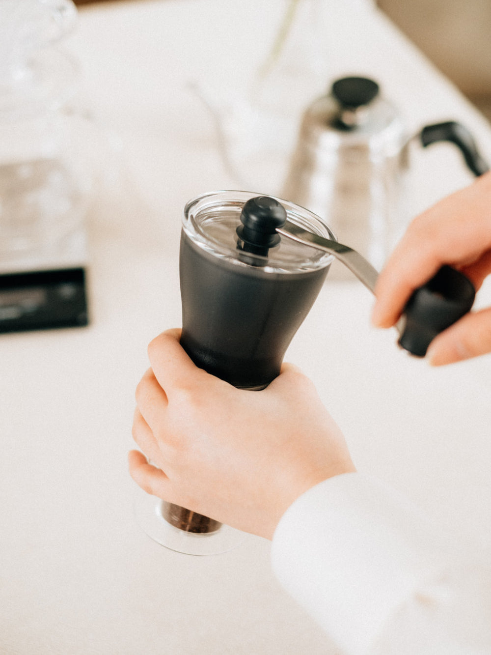 Photo of HARIO Coffee Mill Ceramic Slim ( ) [ HARIO ] [ Hand Grinders ]