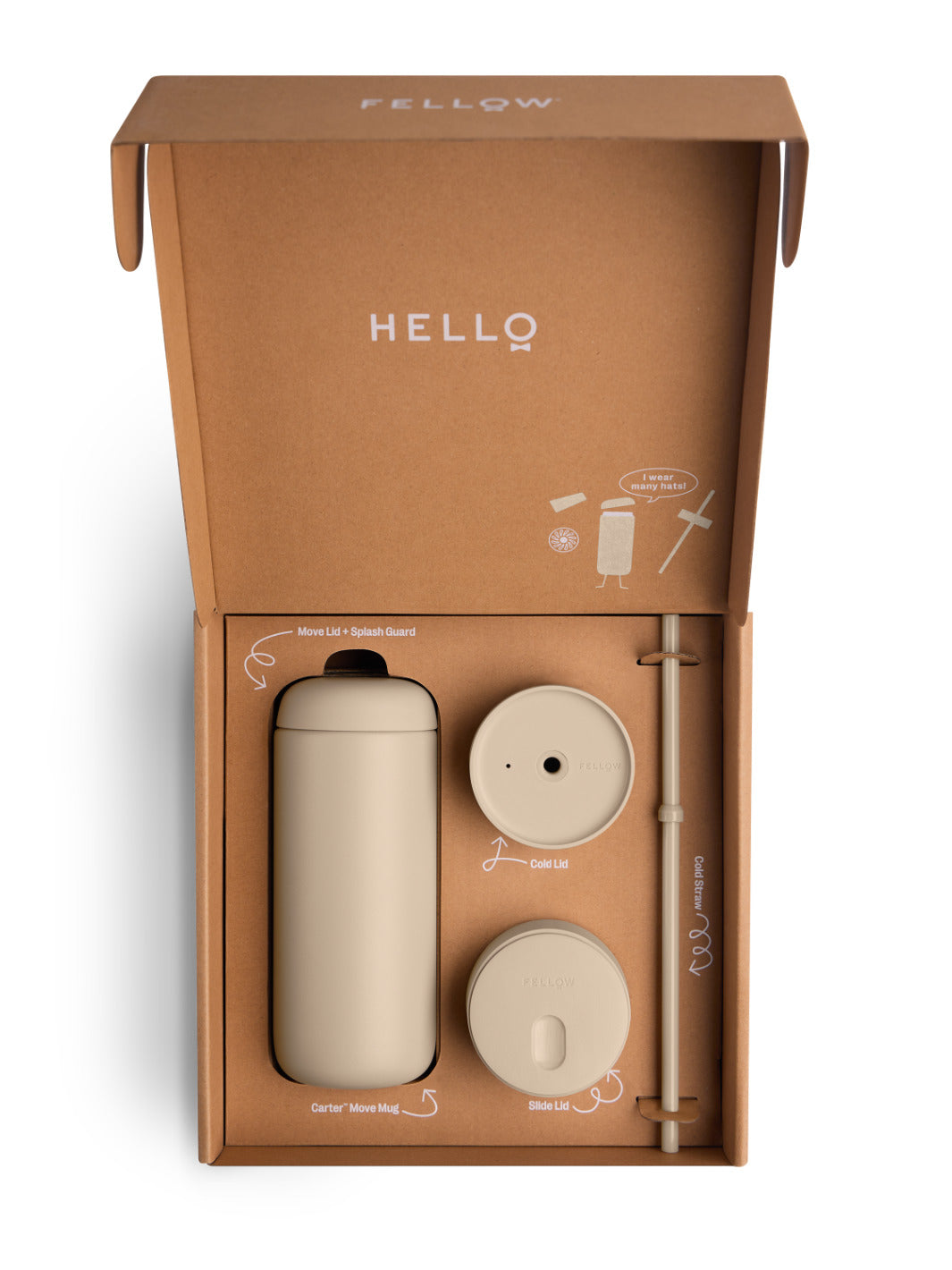 FELLOW Carter 3-in-1 Sip System (474ml/16oz)