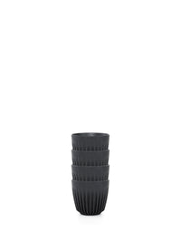 Photo of HUSKEE Original Espresso Cup (88ml/3oz) ( Charcoal 4-Pack ) [ Huskee ] [ Coffee Cups ]