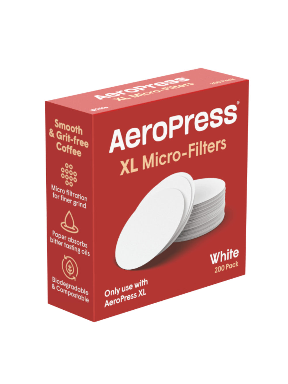 Photo of AeroPress XL Microfilters (200-Pack) ( Default Title ) [ AeroPress ] [ Parts ]