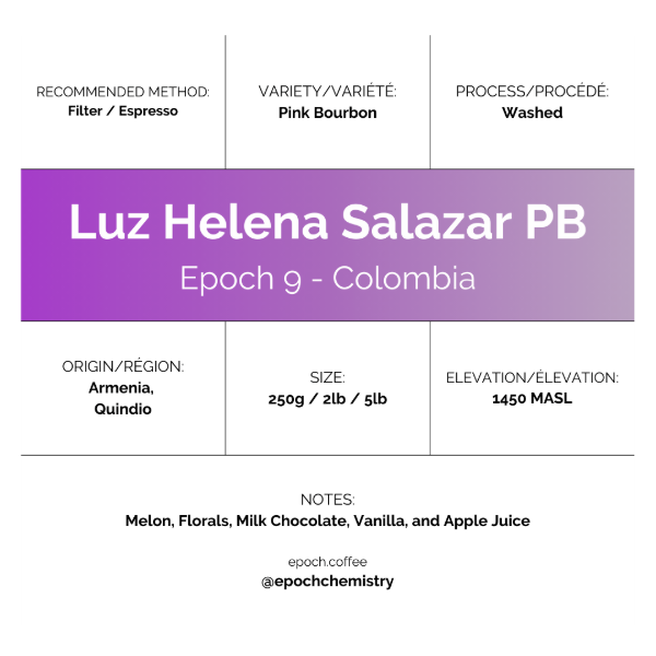 Epoch Chemistry - Epoch 9: Luz Helena Salazar PB