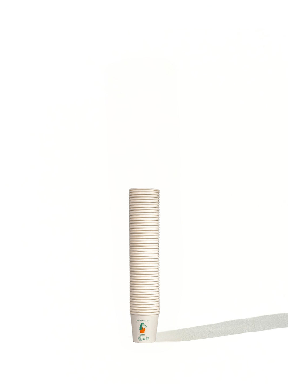 Photo of LITTLE GREEN PANDA Home Compostable Paper Cup (50-Pack) (White) (4oz/118ml) (Sample) ( ) [ Yard Sale ] [ Yard Sale ]