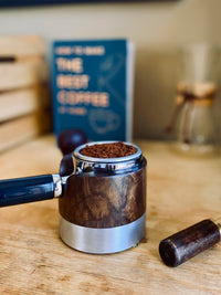 Photo of BASICS MACHINE SHOP Espresso Tamping Station ( ) [ Basics Machine Shop ] [ Espresso Accessories ]