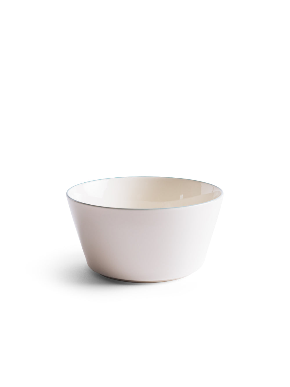 Photo of ACME Roman Large Bowl (⌀16xH8cm/⌀6.3xH3.15in) ( Milk + Kokako 002 ) [ Acme & Co. ] [ Bowls ]