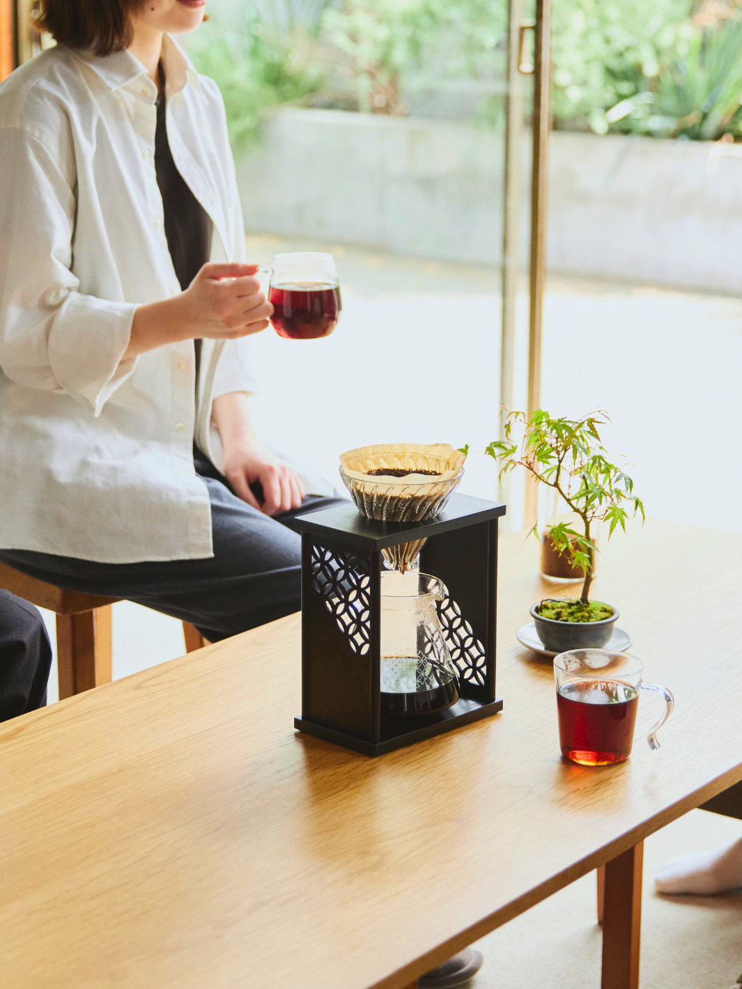 HARIO AYA Shippō Drip Stand Set